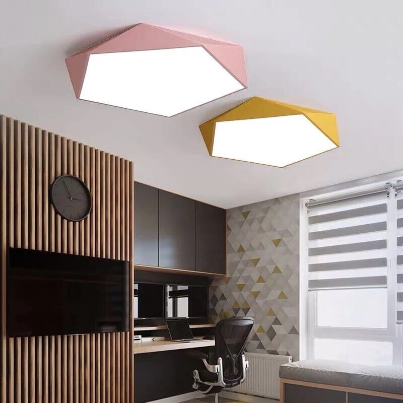Stylowe geometryczne lampy sufitowe