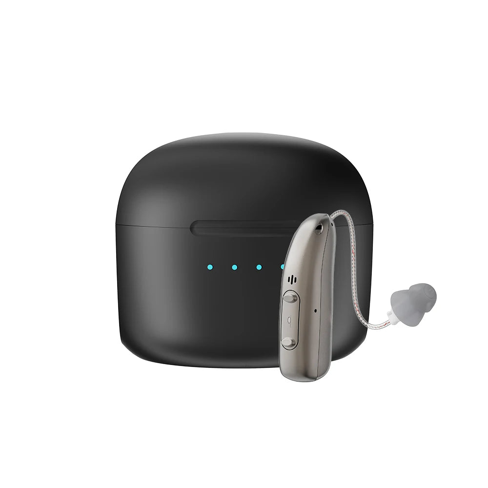 Aparaty słuchowe Bluetooth z redukcją szumów i akumulatorem – łatwe w użyciu