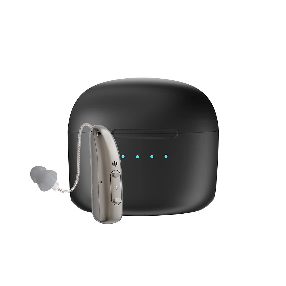 Aparaty słuchowe Bluetooth z redukcją szumów i akumulatorem – łatwe w użyciu