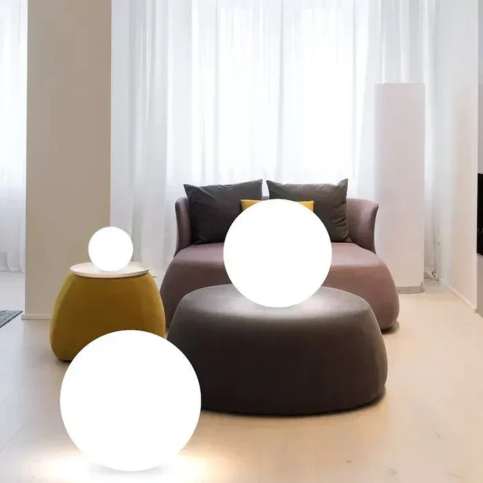 Eleganckie zewnętrzne LED oświetlenie sferyczne