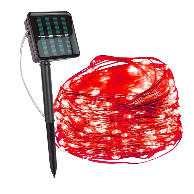 Dekoracyjne wróżkowy sznur solarne lampki LED zewnętrzne