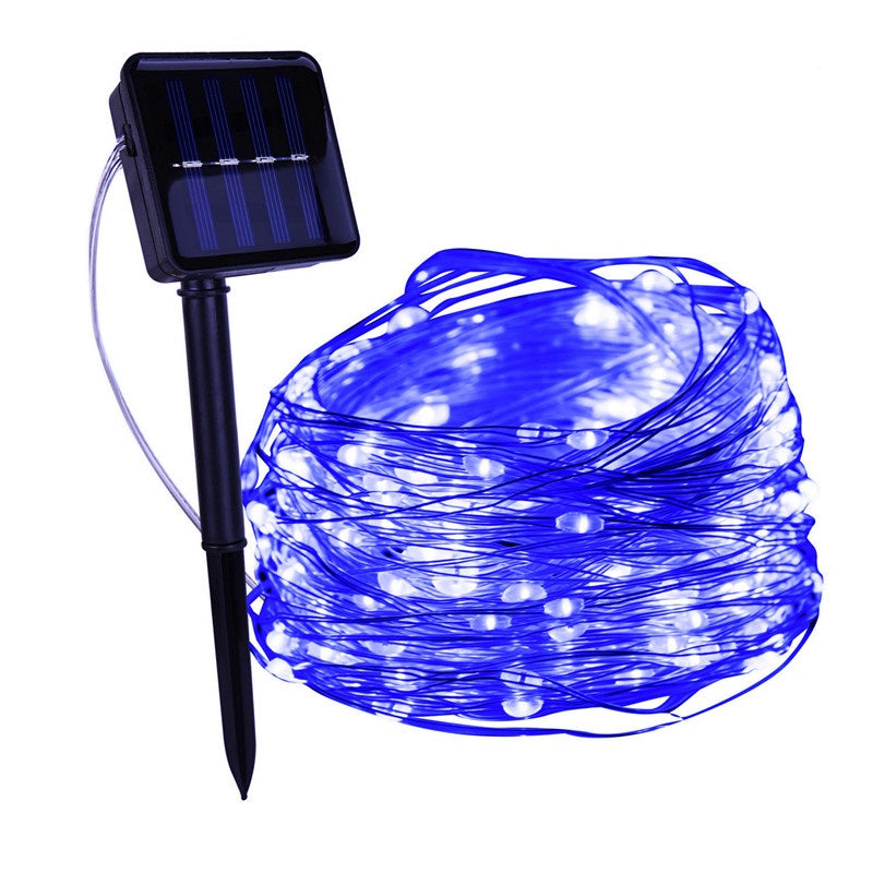 Dekoracyjne wróżkowy sznur solarne lampki LED zewnętrzne