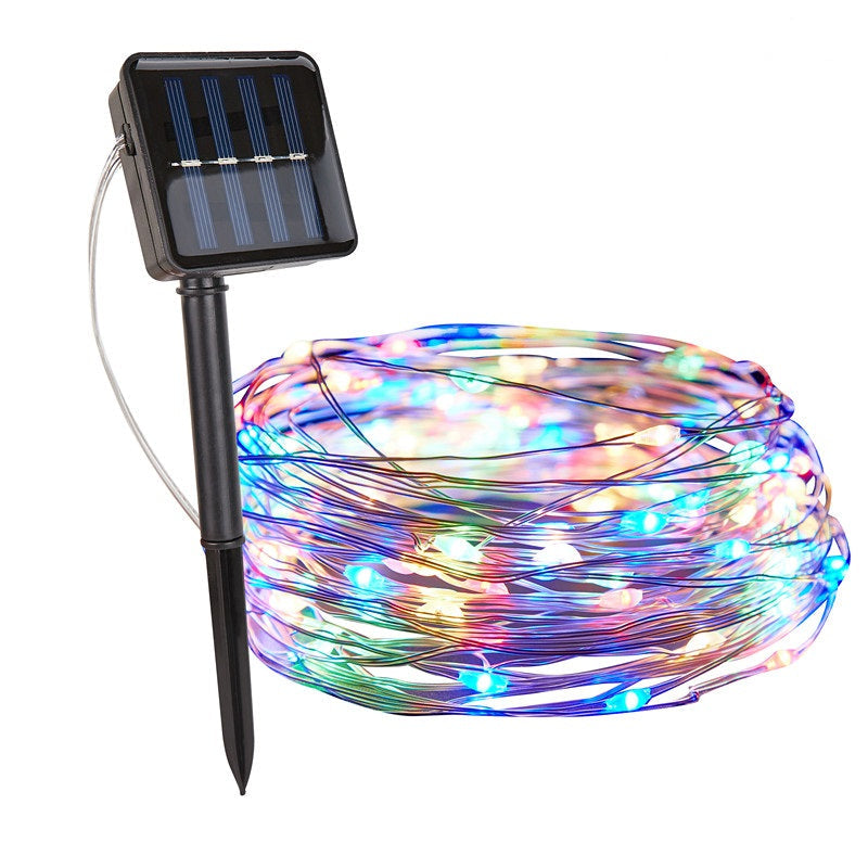 Dekoracyjne wróżkowy sznur solarne lampki LED zewnętrzne