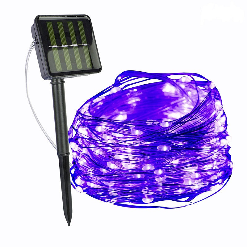 Dekoracyjne wróżkowy sznur solarne lampki LED zewnętrzne