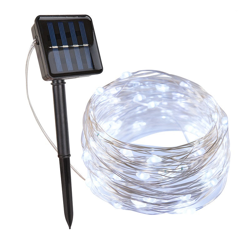 Dekoracyjne wróżkowy sznur solarne lampki LED zewnętrzne
