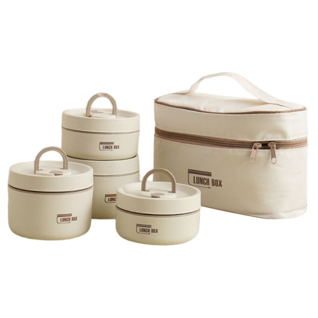 Izolowany wielowarstwowy termiczny lunchbox na gorące posiłki