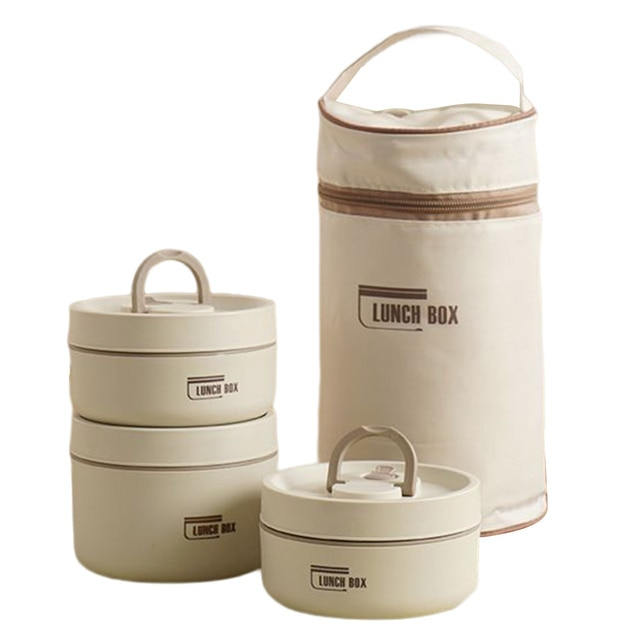 Izolowany wielowarstwowy termiczny lunchbox na gorące posiłki
