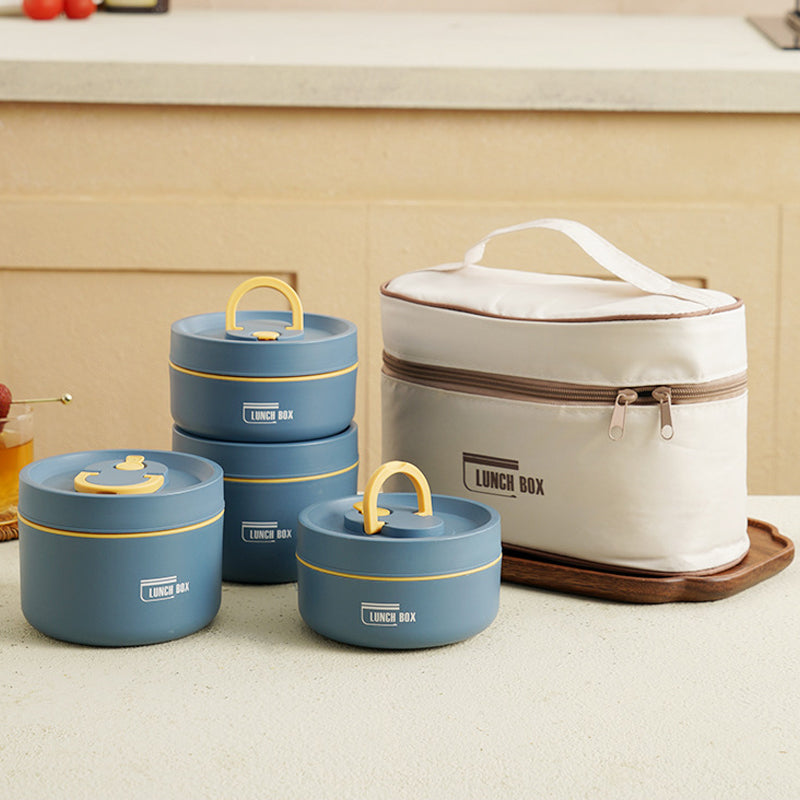 Izolowany wielowarstwowy termiczny lunchbox na gorące posiłki