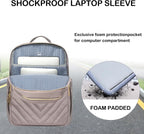 Nowoczesny wodoodporny plecak na laptopa z ładowaniem USB, 15,6 cala