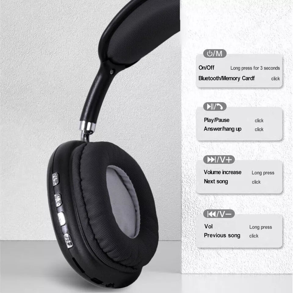 Dynamiczne Bezprzewodowe Aeroflux P9 Słuchawki Bluetooth