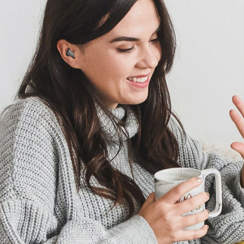 Inteligentne słuchawki douszne Bluetooth ze sterowaniem dotykowym